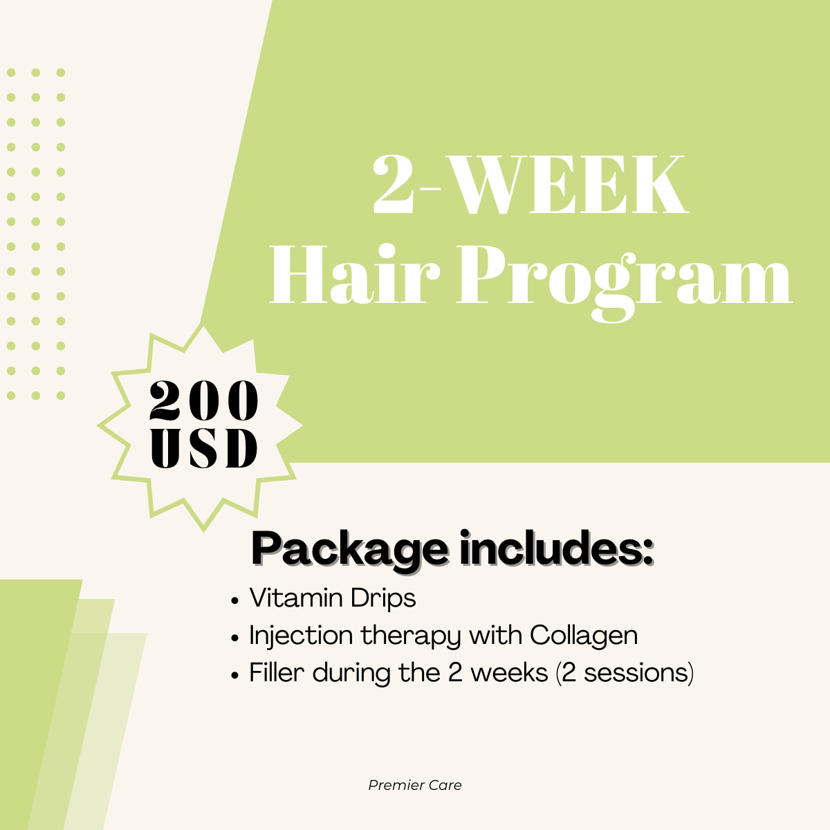 2 week Hair program
