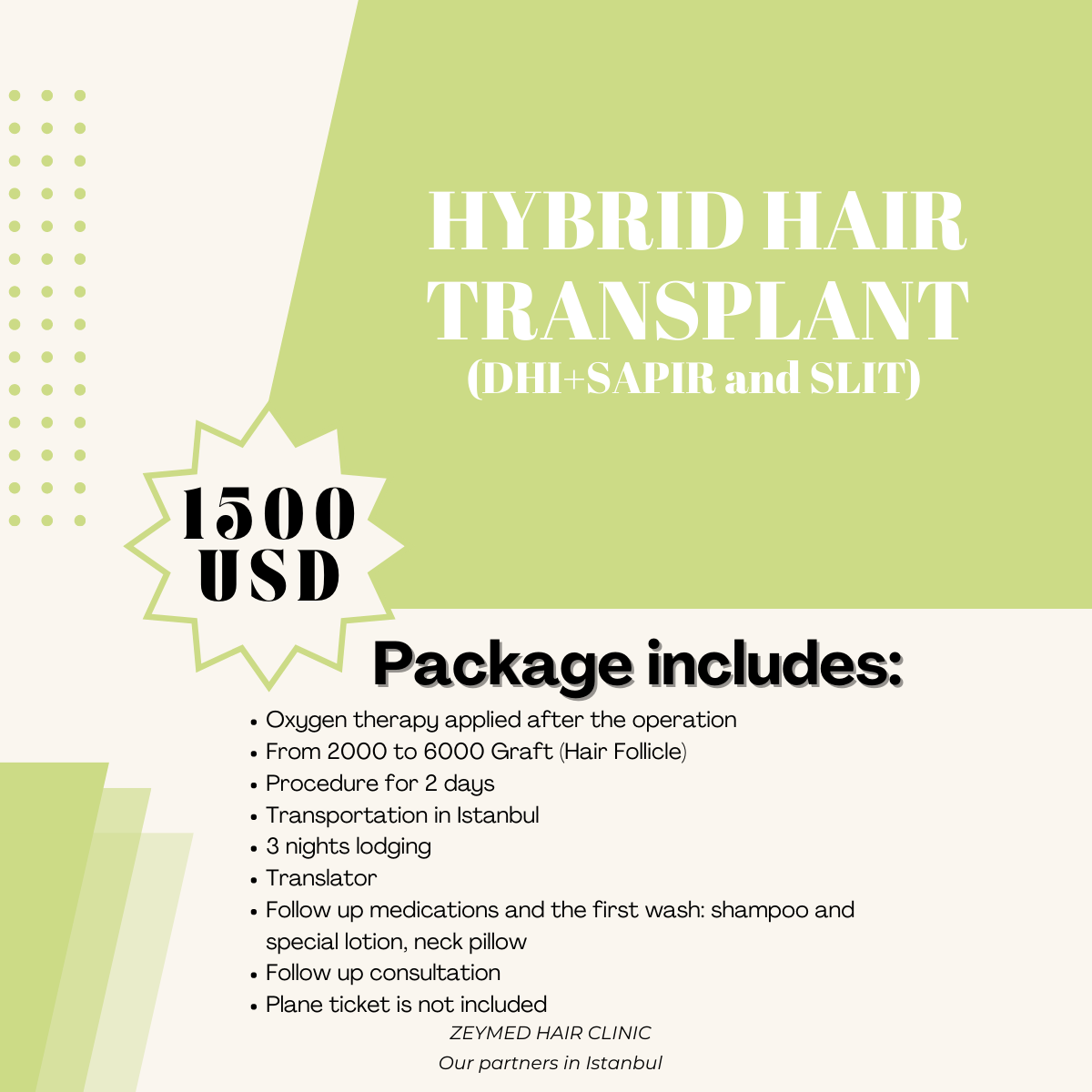 HYBRID HAIR TRANSPLANT
