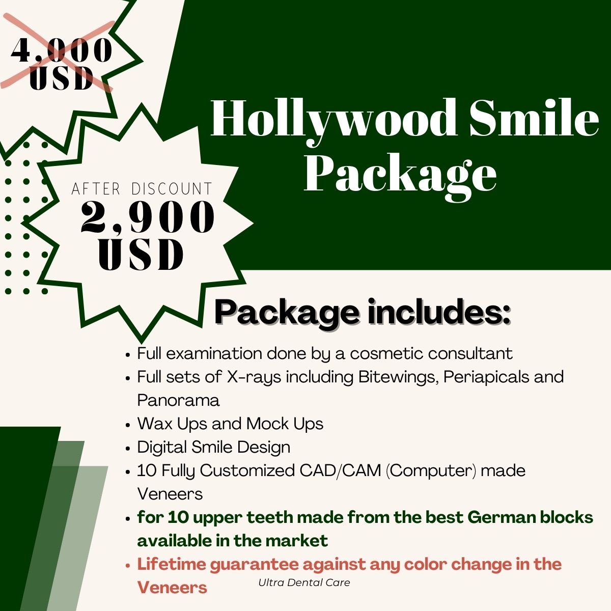 Hollywood Smile Package