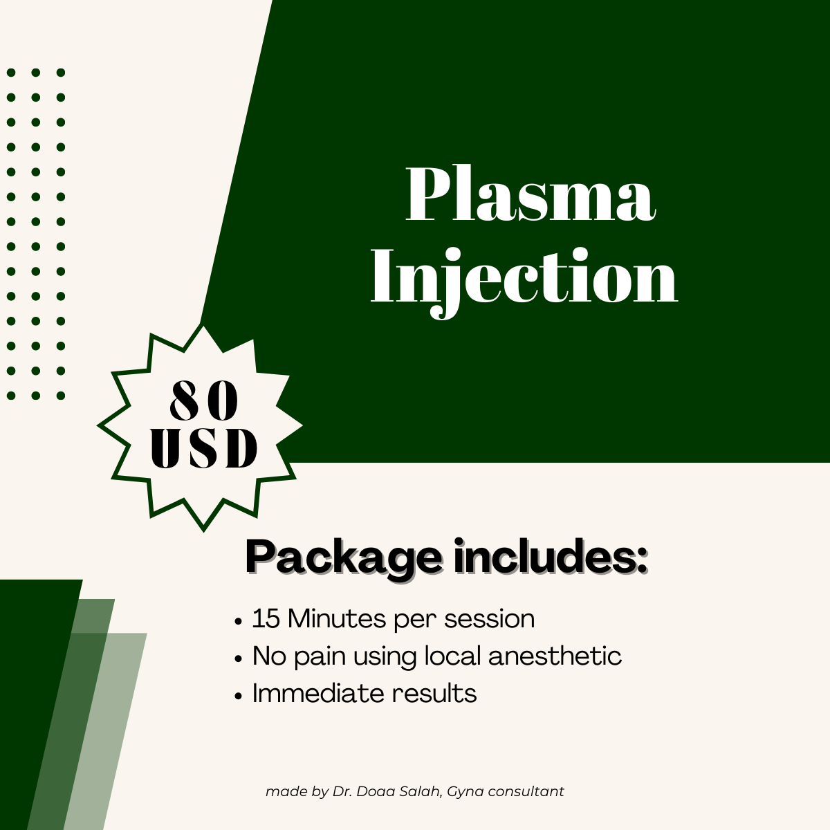 Plasma injection
