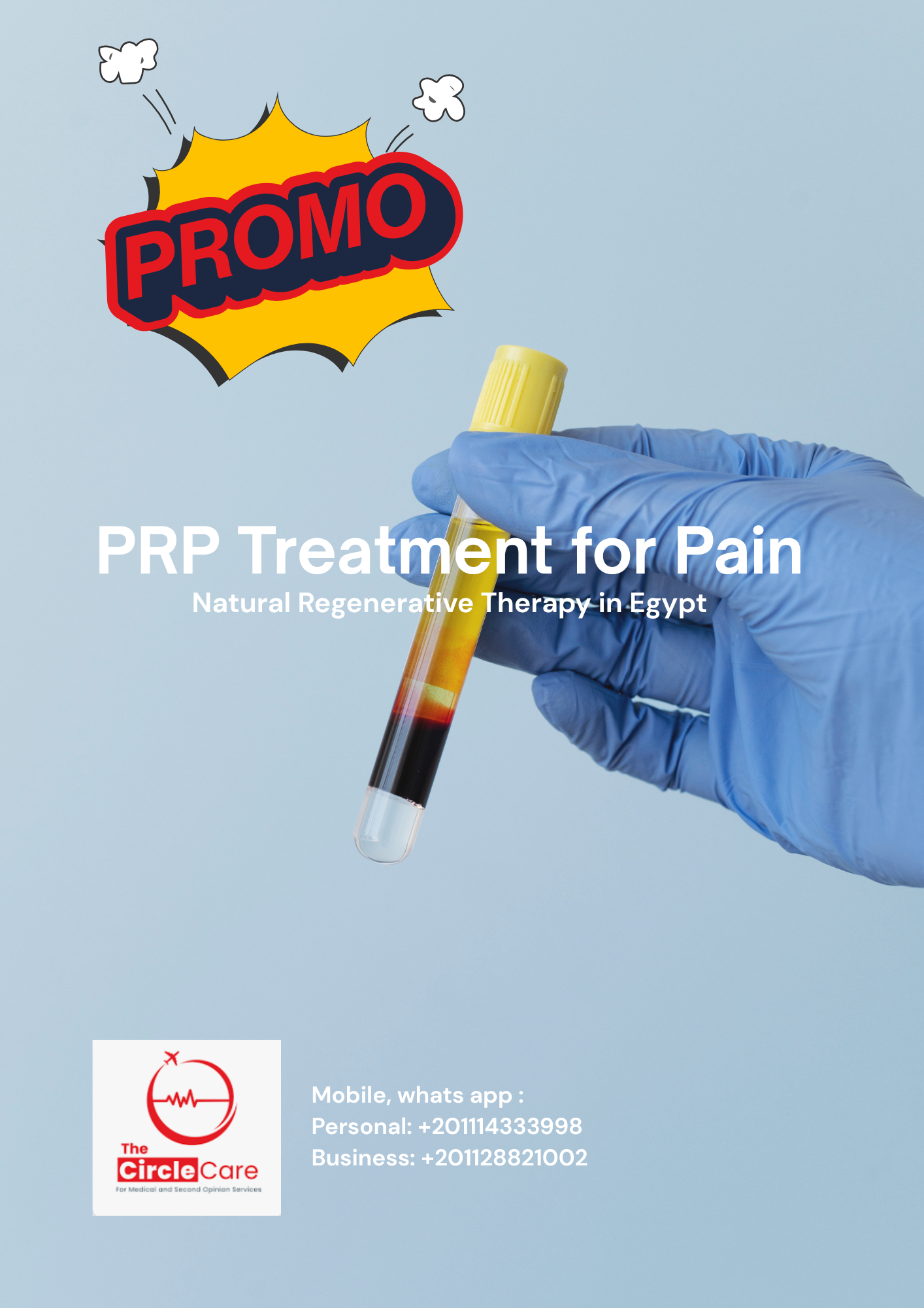 PRP Treatment for Pain – Natural Regenerative Therapy in Egypt